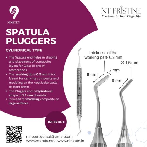 NT Pristine Spatula Plugger Cylinder